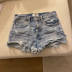 Denim shorts